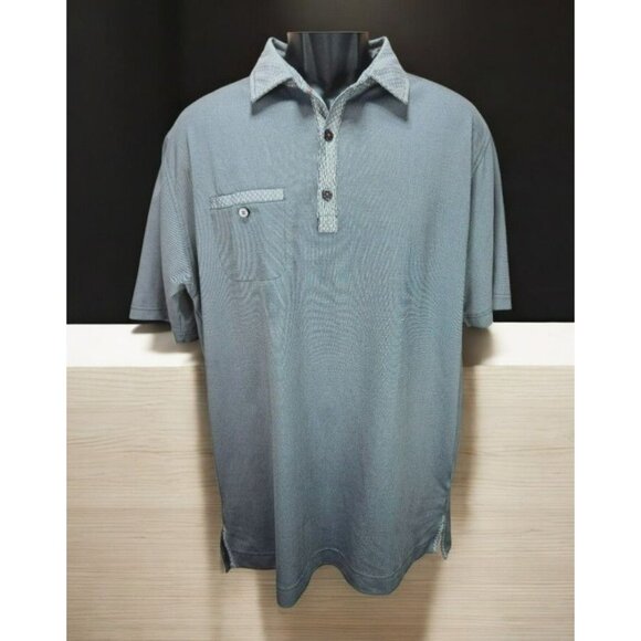 Footjoy FJ Golf Mens Athletic Fit Polo Large Solid Lisle - Picture 1 of 7